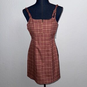 RSQ Pink and Black Sleeveless Mini Dress